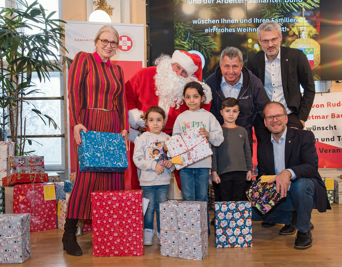 Weihnachten feiern mit Bezirksvorsteher Baurecht ArbeiterSamariter