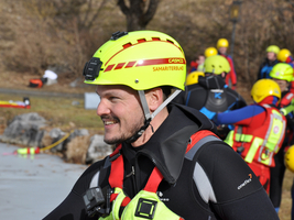 Andreas Roth, Wasserrettung Linz, im Einsatz