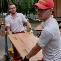 zwei SA-RRT-Mitglieder beim Einsatz