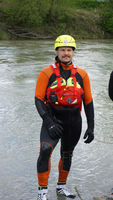 Andreas Roth, Wasserrettung Linz, im Einsatz